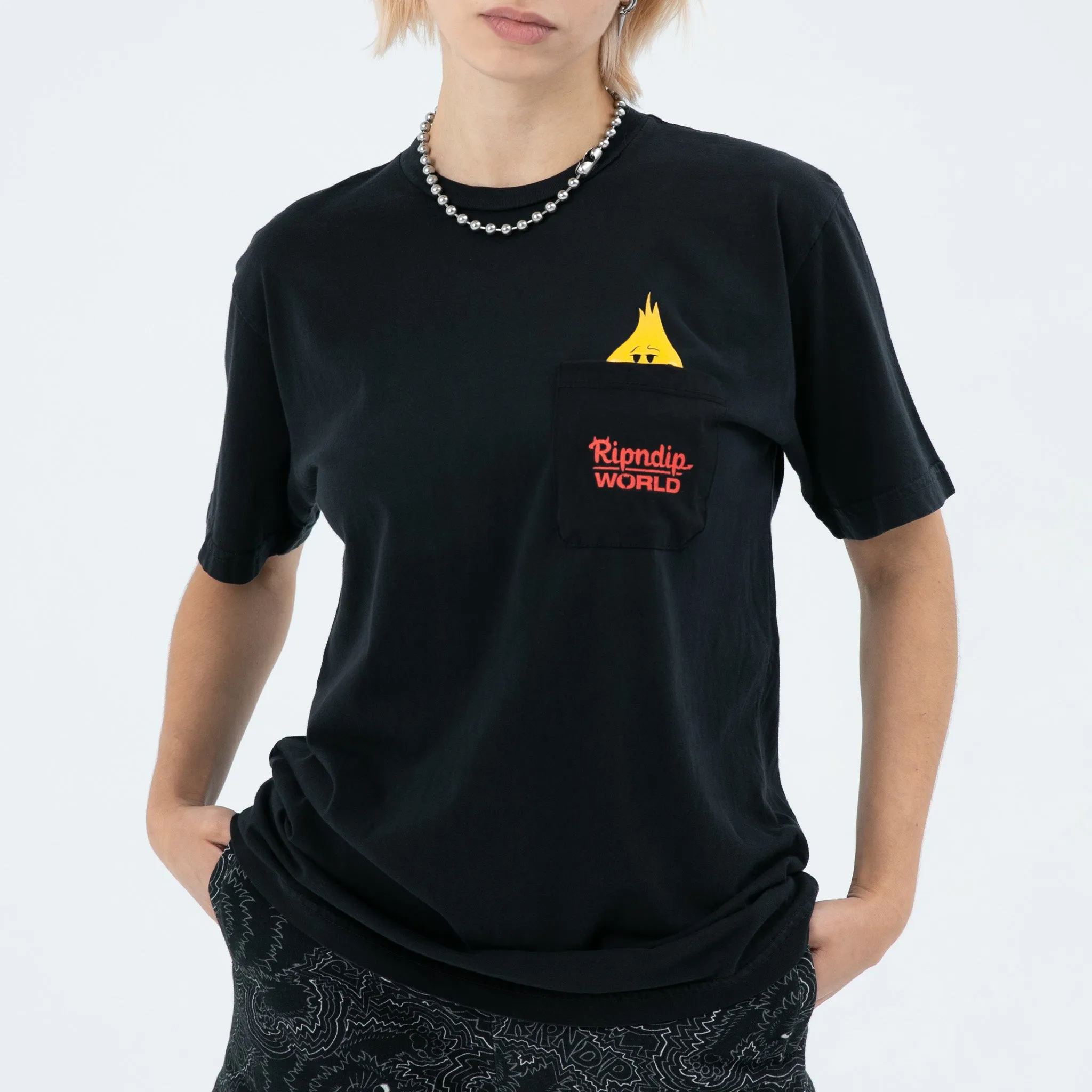 F U Flameboy Pocket Tee (Vintage Black) sold by Ripndip product image thumbnail 3