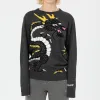 Ryu Knit Sweater (Black Heather) sold by Ripndip