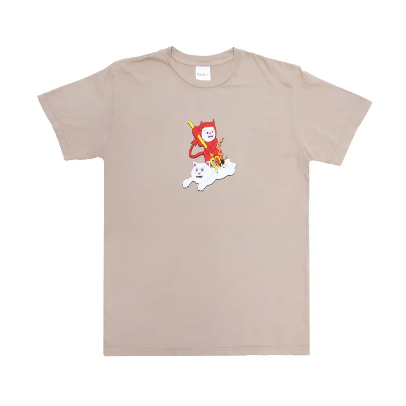 Branded Tee (Almond) sold by Ripndip