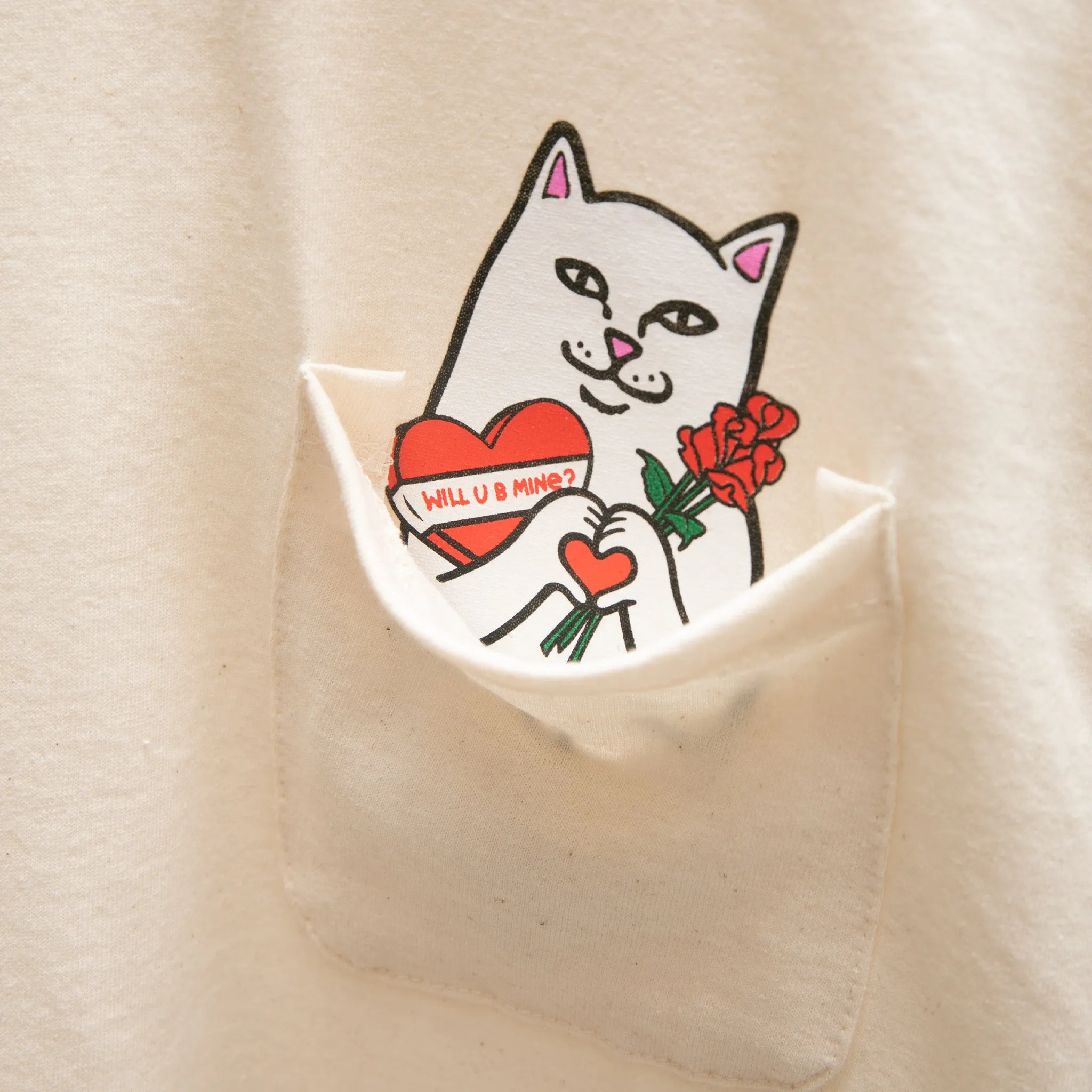 Be Mine Nermal Pocket Tee (Natural) sold by Ripndip product image thumbnail 2
