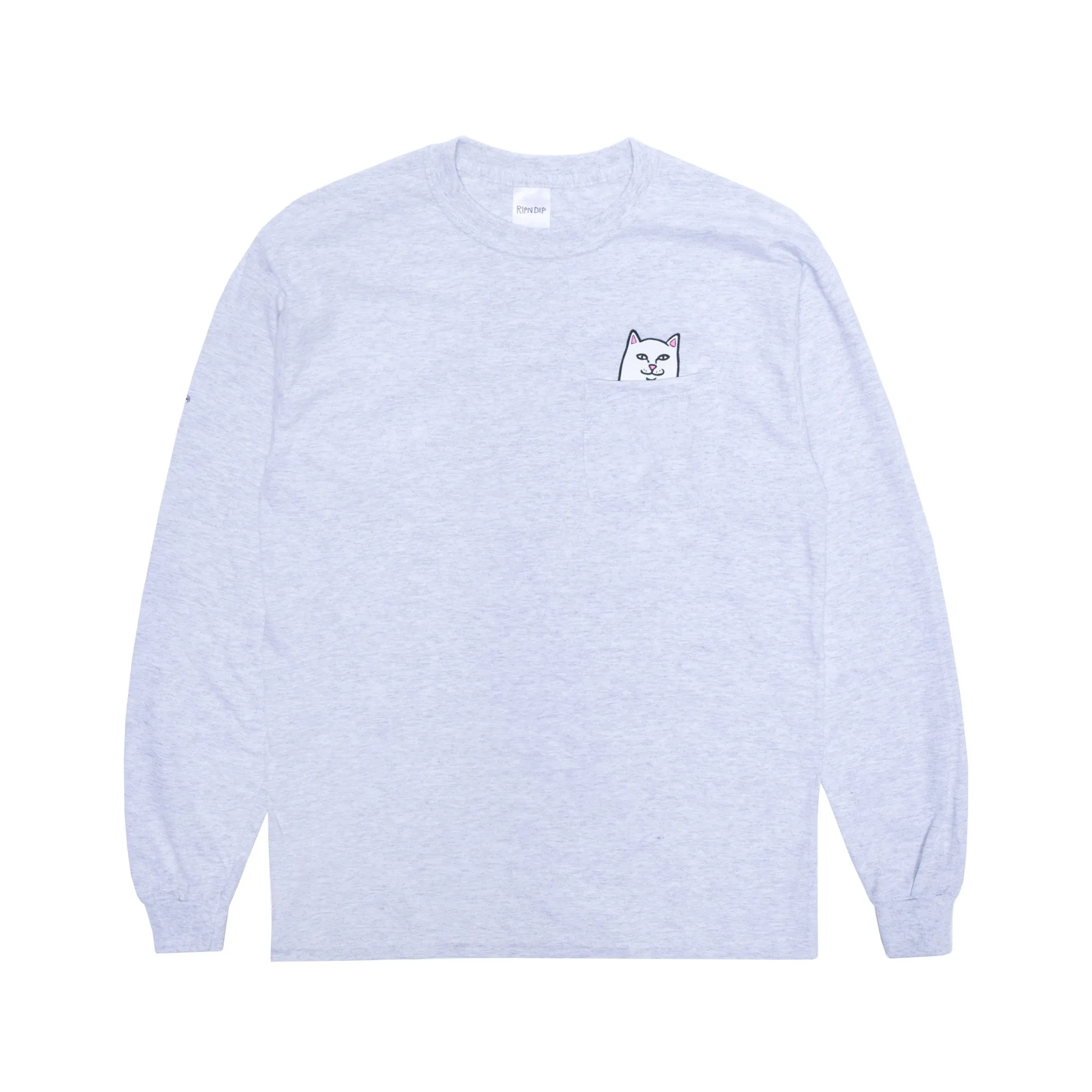 Lord Nermal Long Sleeve (Ash Heather) sold by Ripndip