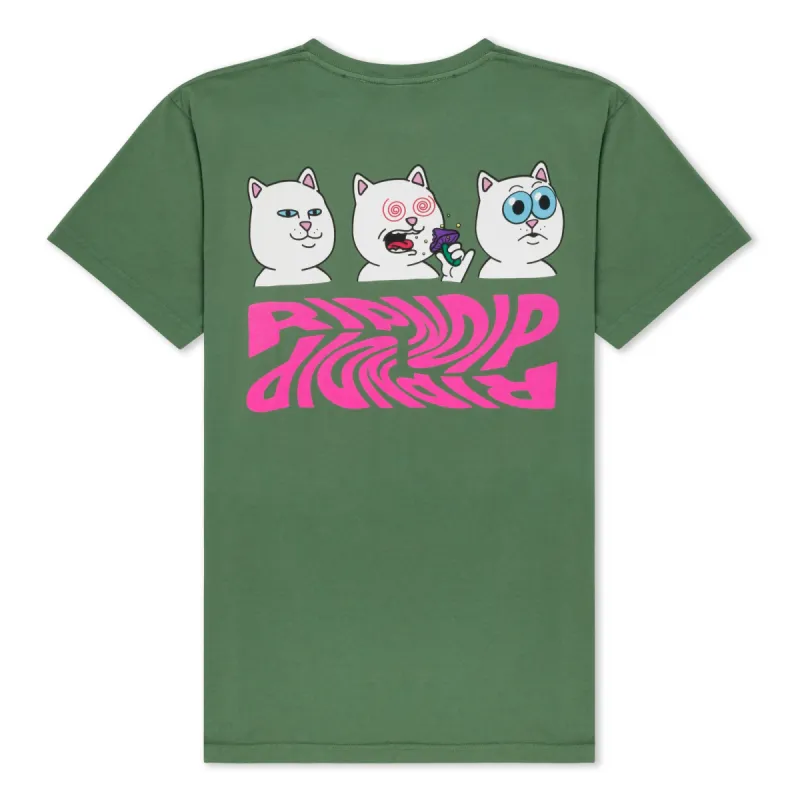 Shroom Diet Tee (Olive) made by Ripndip