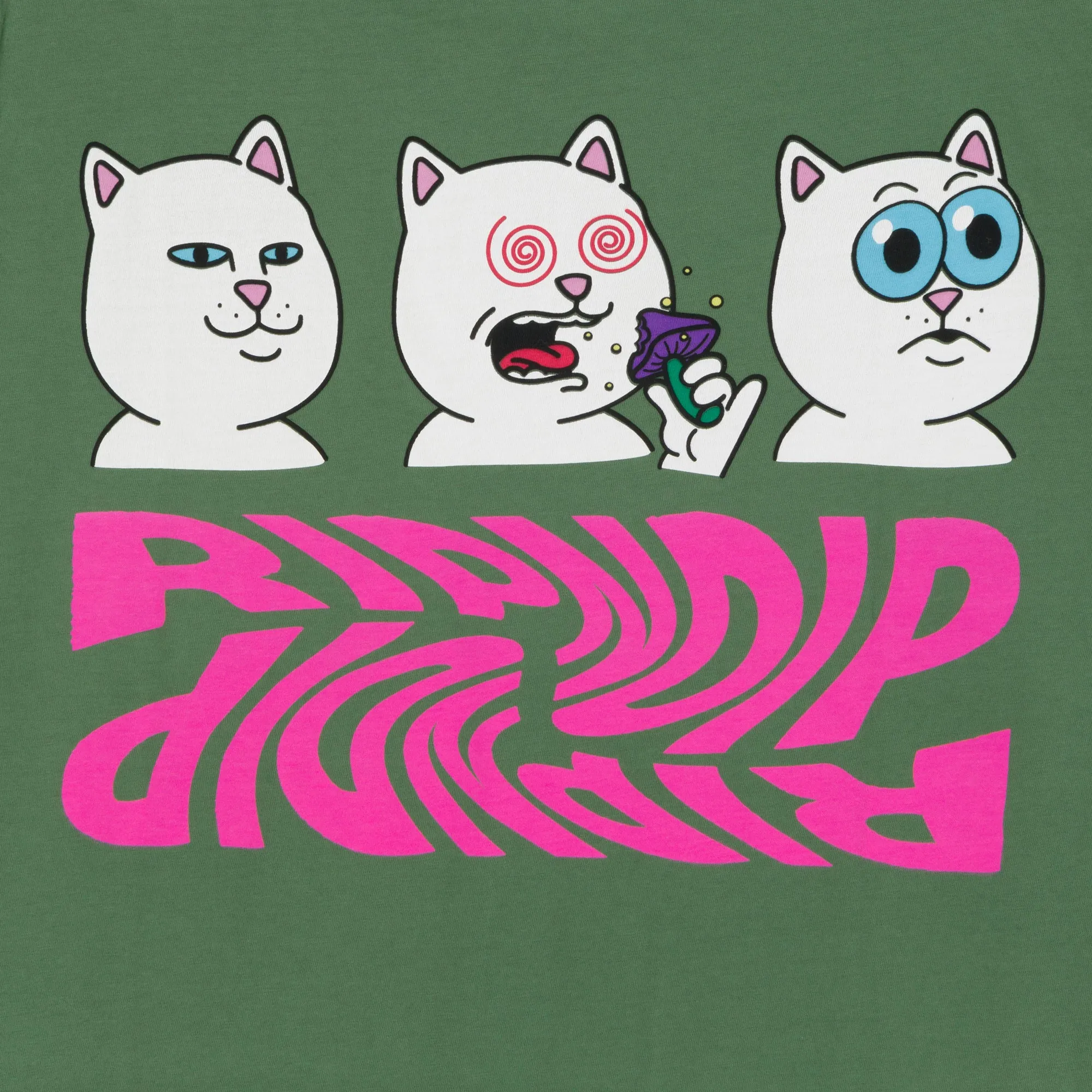 Shroom Diet Tee (Olive) sold by Ripndip product image thumbnail 4