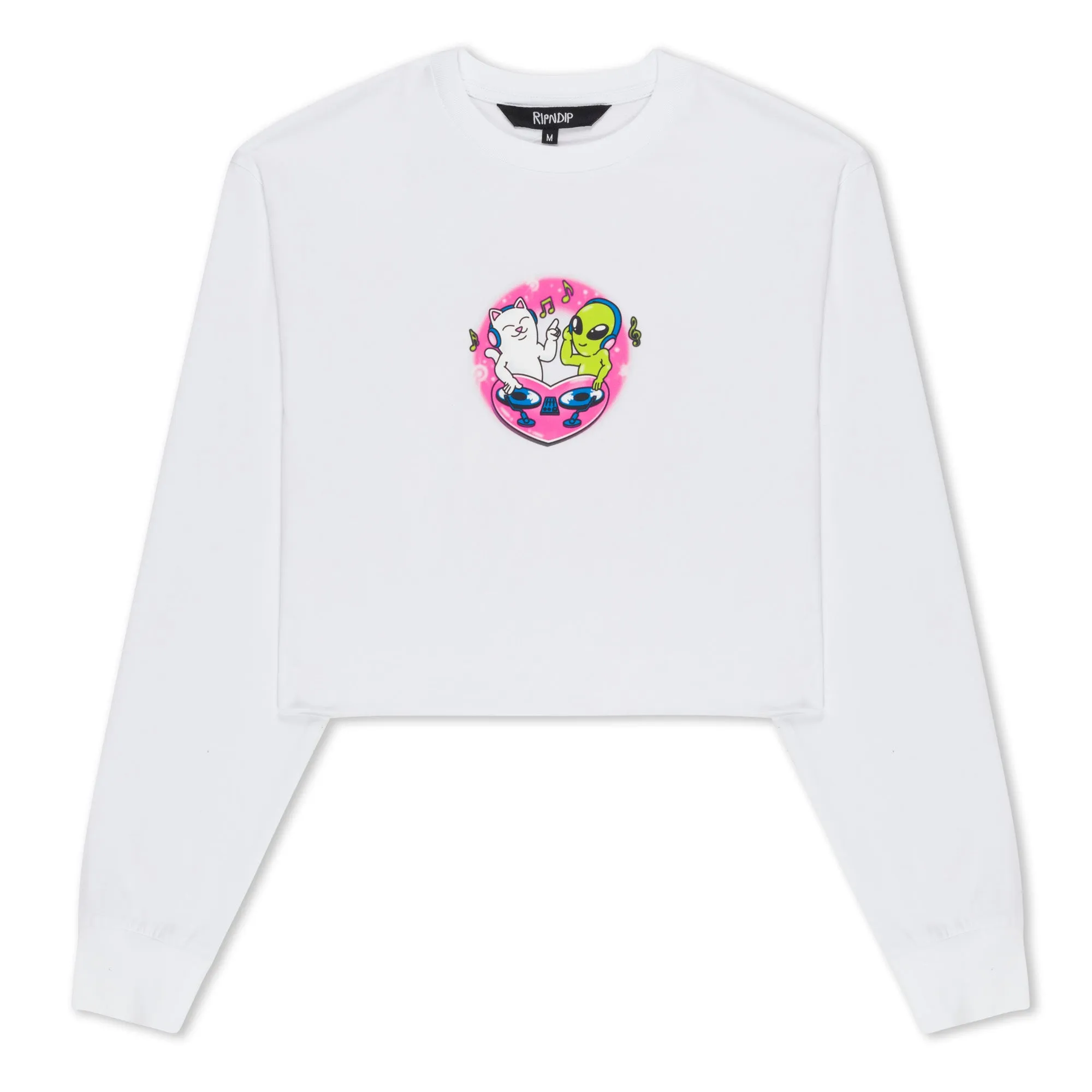 Love Is Ripndip Cropped Long Sleeve (White) sold by Ripndip product image thumbnail 3