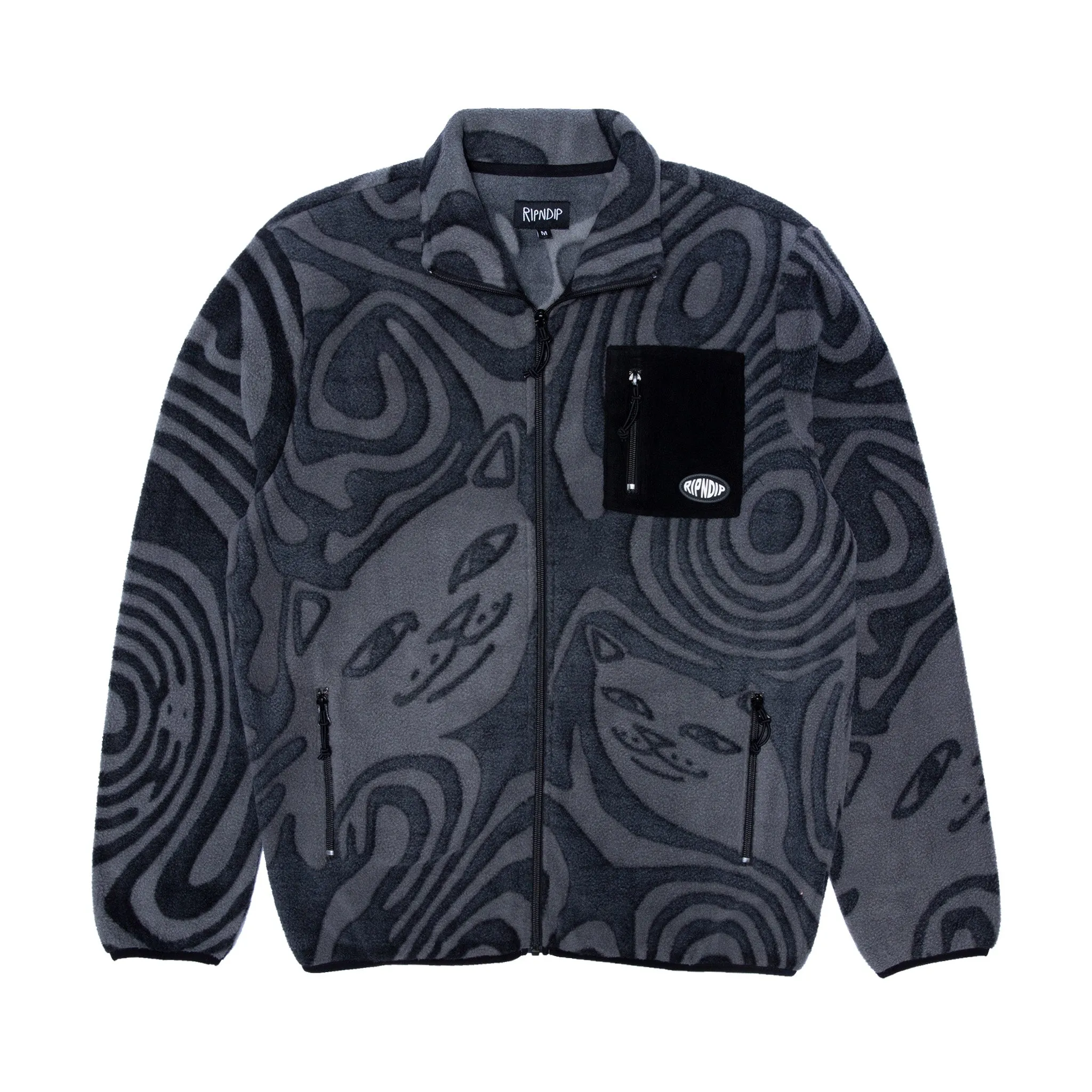 Hypnotic Polar Fleece Jacket (Black) sold by Ripndip