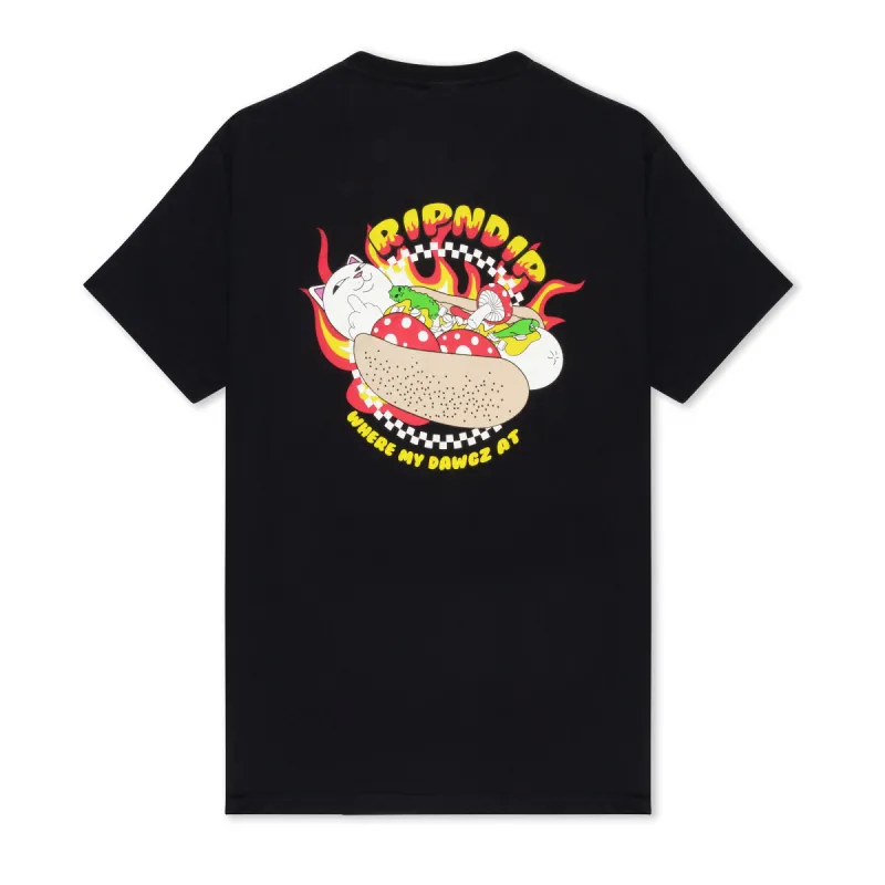 Glizzy Tee (Black) sold by Ripndip