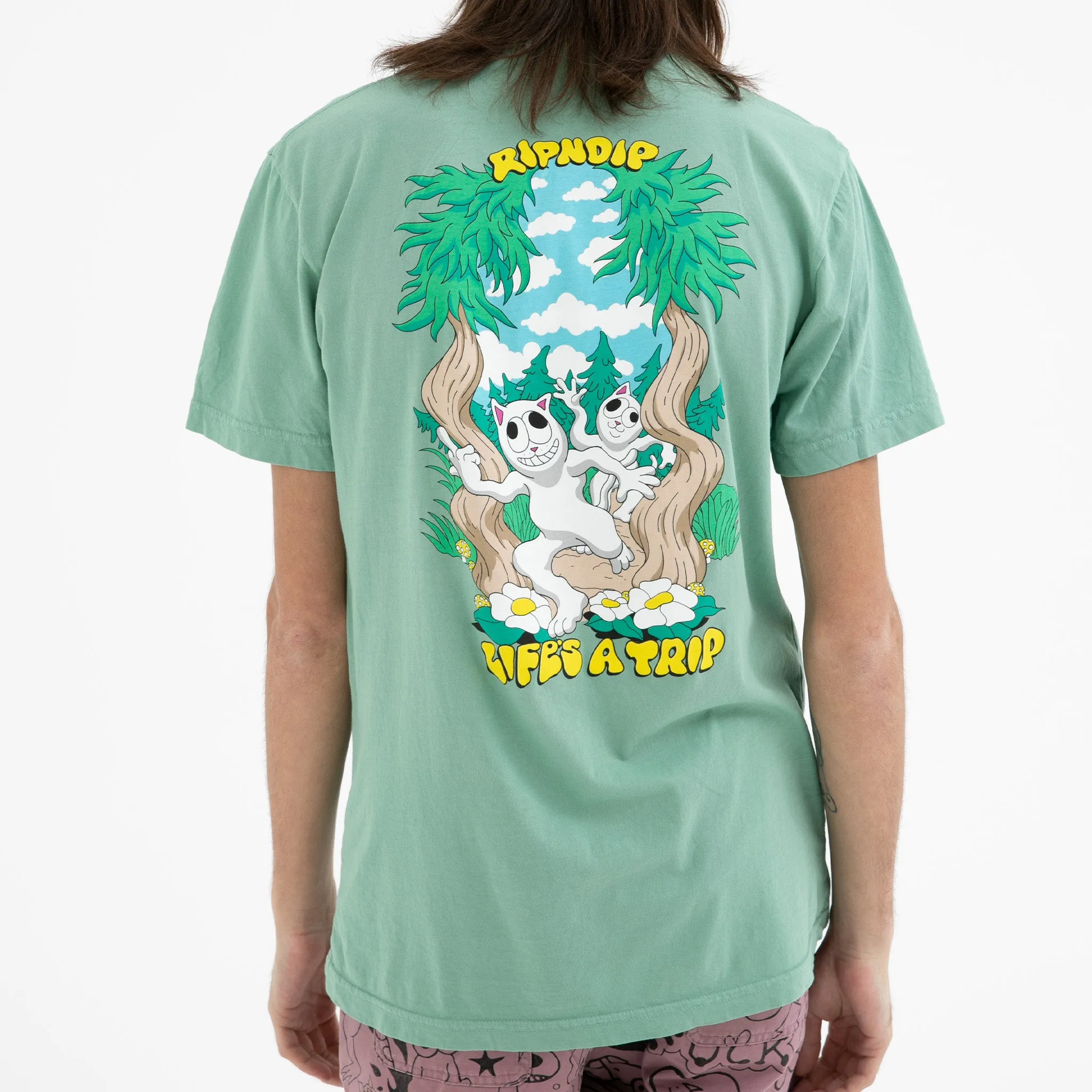 Lifes A Trip Tee (Light Pine) sold by Ripndip product image thumbnail 3