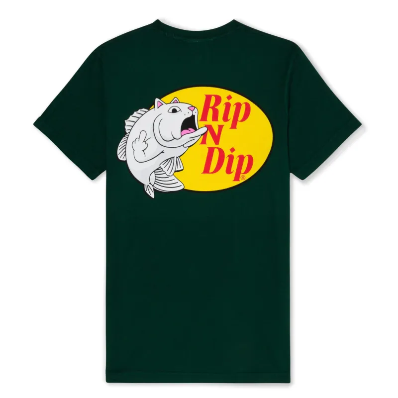 Catfish Tee (Hunter Green) sold by Ripndip
