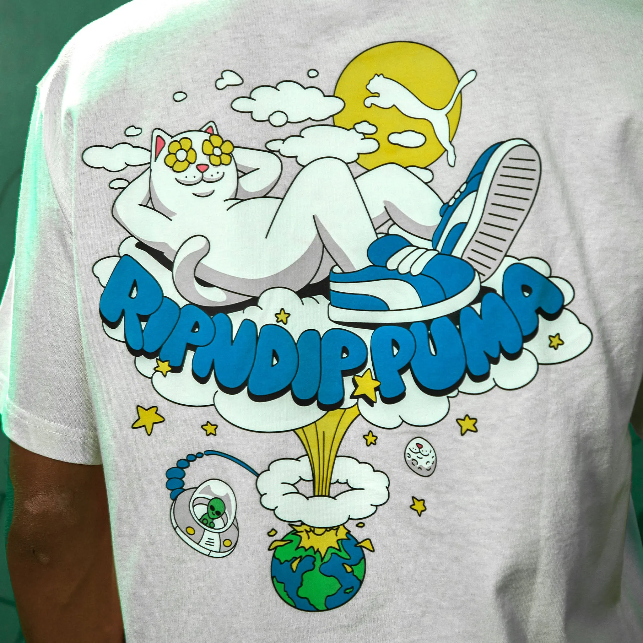 PUMA X RIPNDIP Logo Tee (Warm White) sold by Ripndip product image thumbnail 4