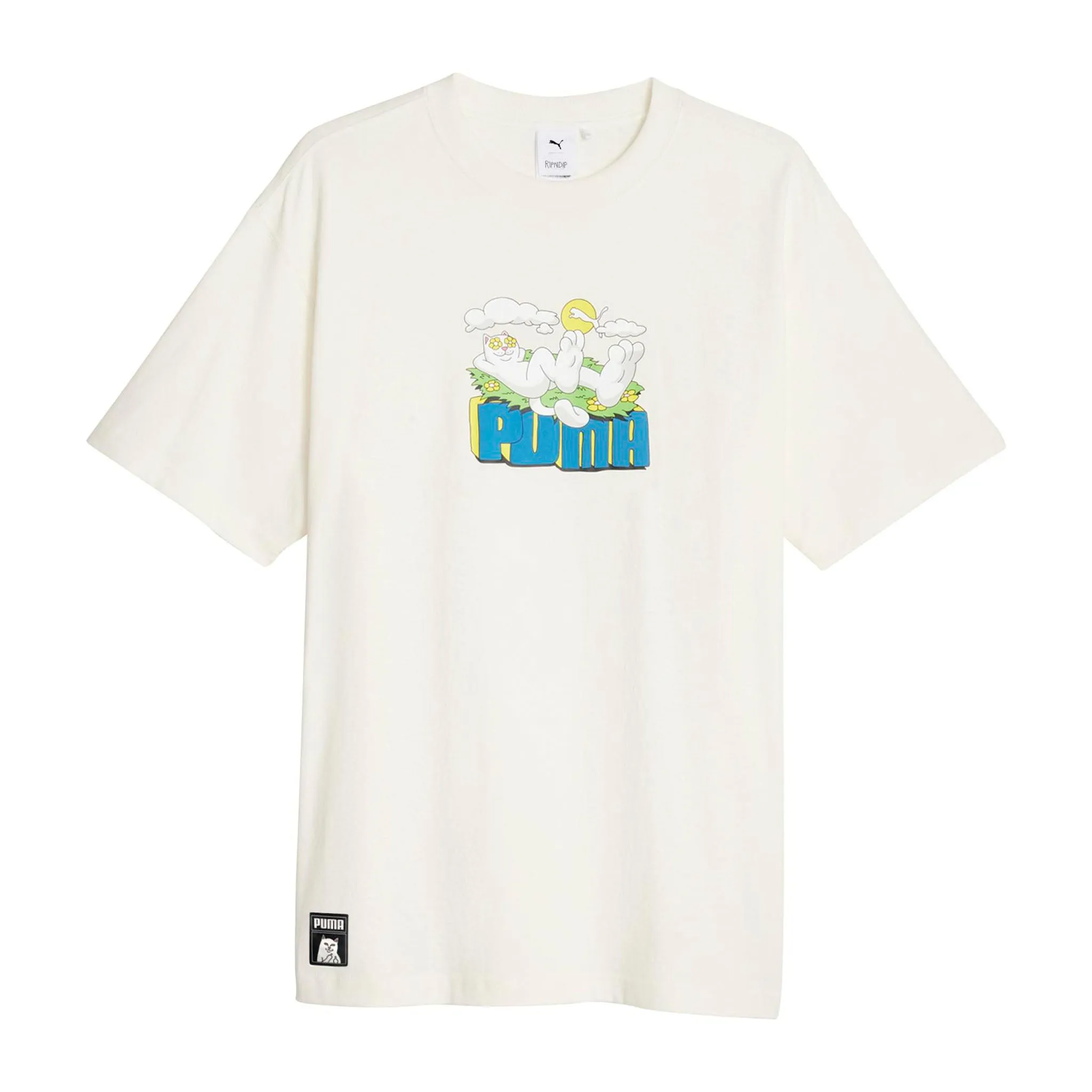 PUMA X RIPNDIP Logo Tee (Warm White) sold by Ripndip