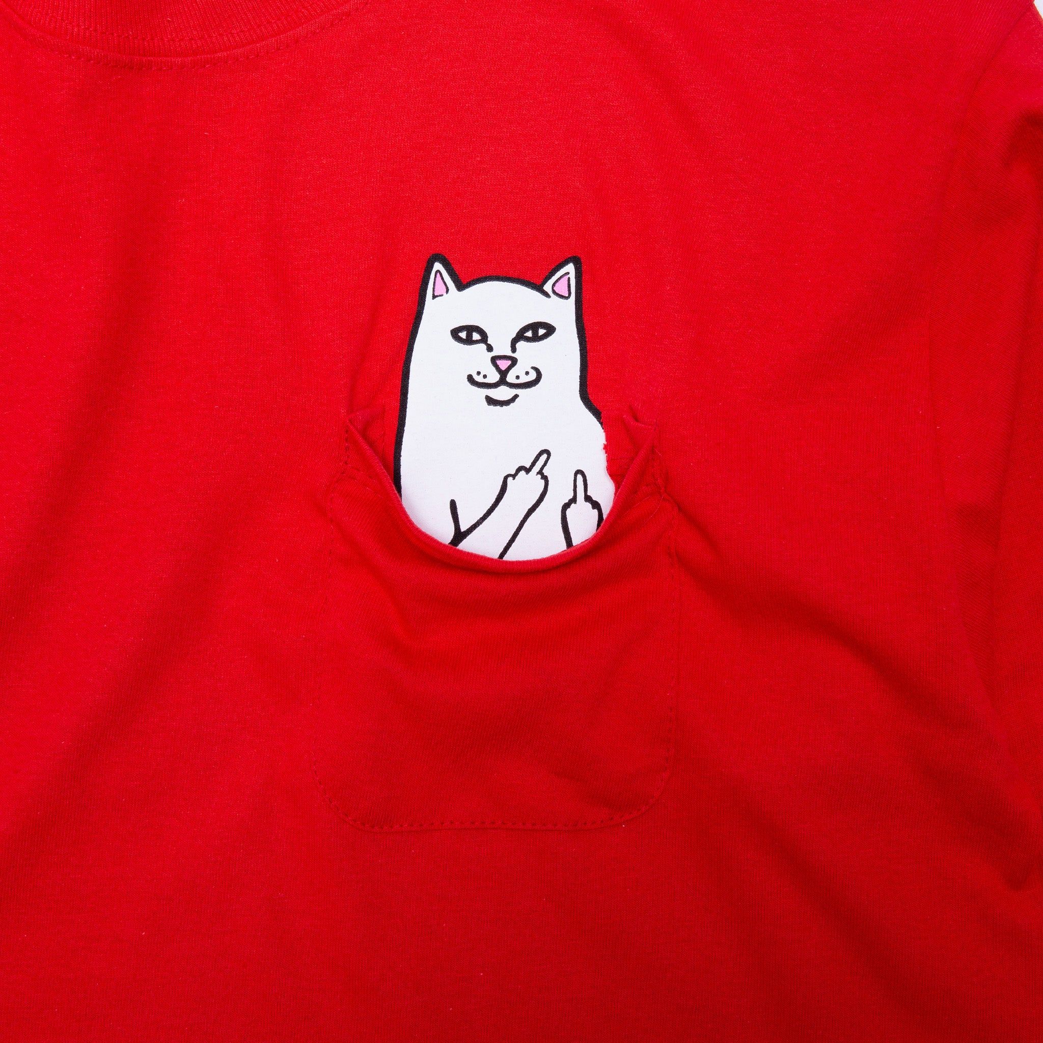Lord Nermal Pocket Long Sleeve (Cherry Red) sold by Ripndip product image thumbnail 2