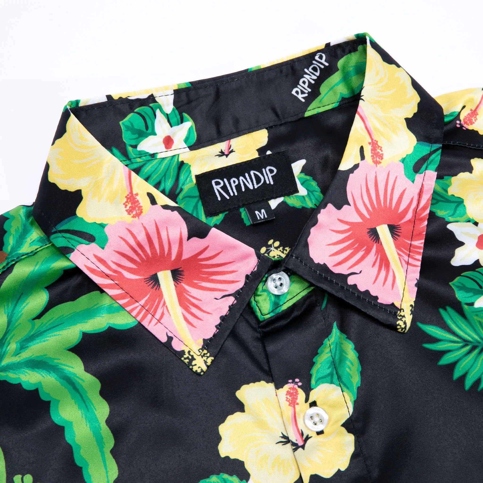 Aloha Nerm Short Sleeve Button Up (Black) sold by Ripndip product image thumbnail 4