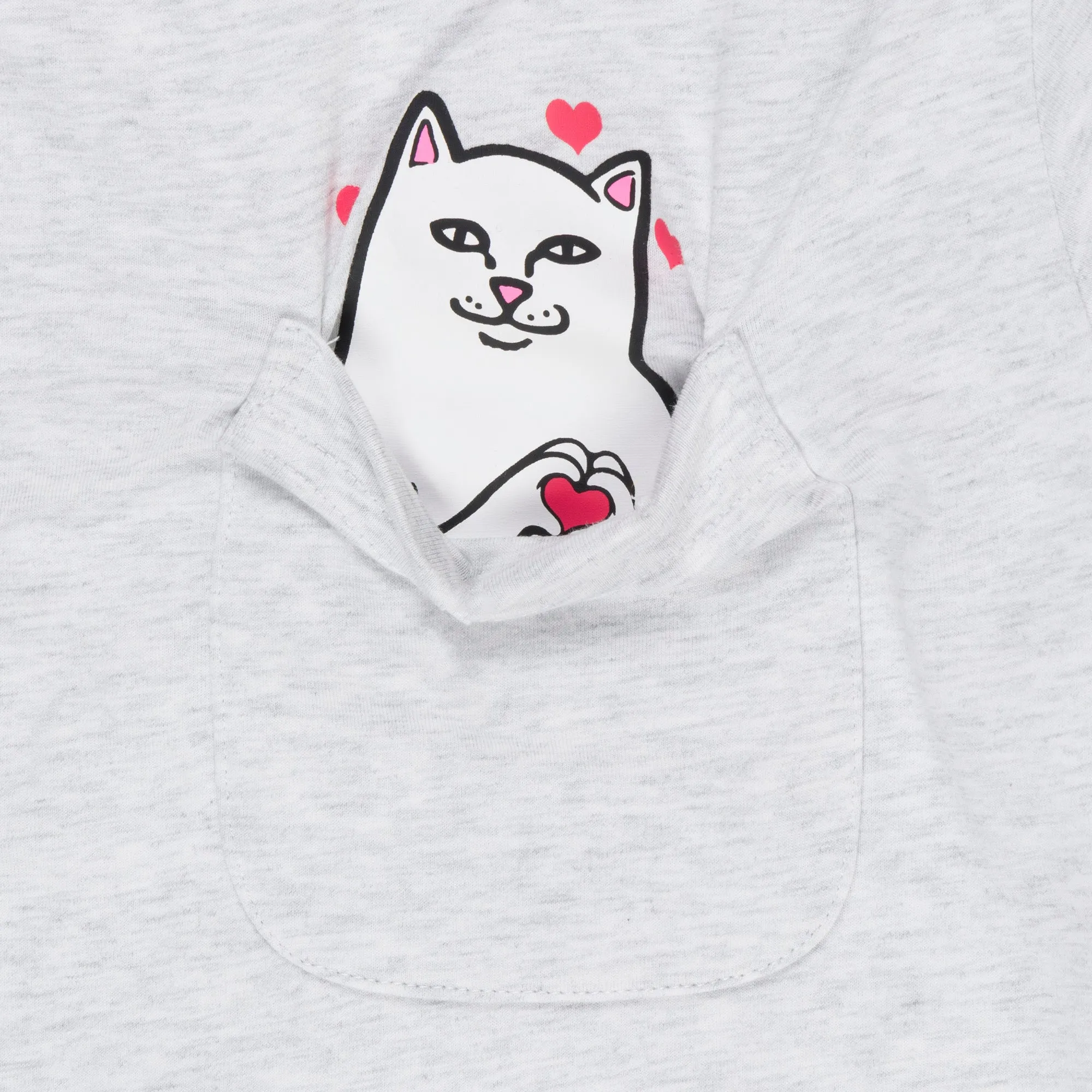 Nermal Loves Pocket Tee (Ash Heather) sold by Ripndip product image thumbnail 3