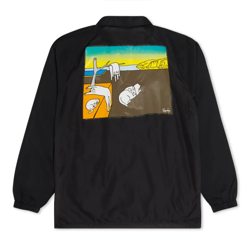 Nermali Coaches Jacket (Black) sold by Ripndip