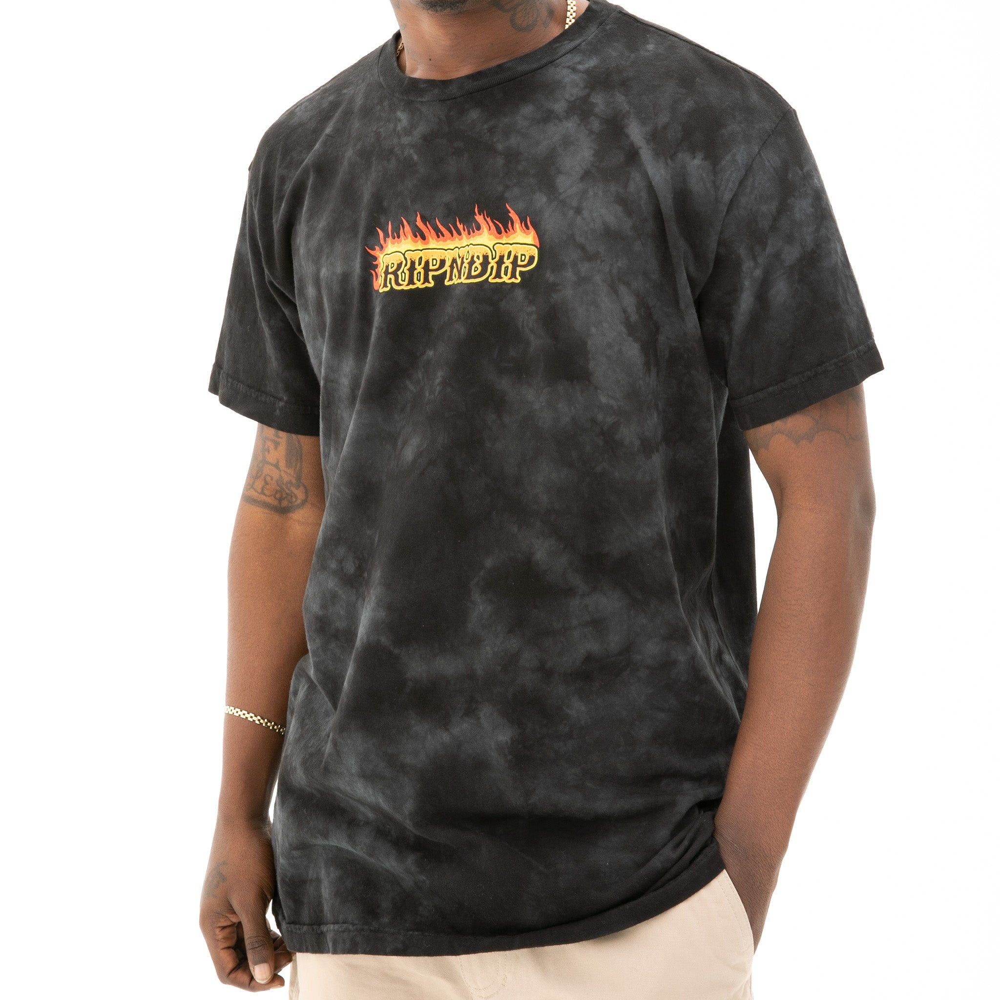 Match Made In Heaven Tee (Black Lightning Wash) sold by Ripndip product image thumbnail 2