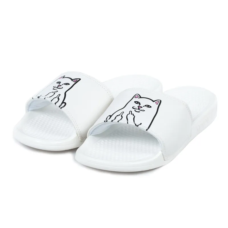 Lord Nermal Slides (White) sold by Ripndip