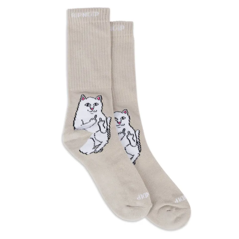 Lord Nermal Socks (Warm Gray) sold by Ripndip