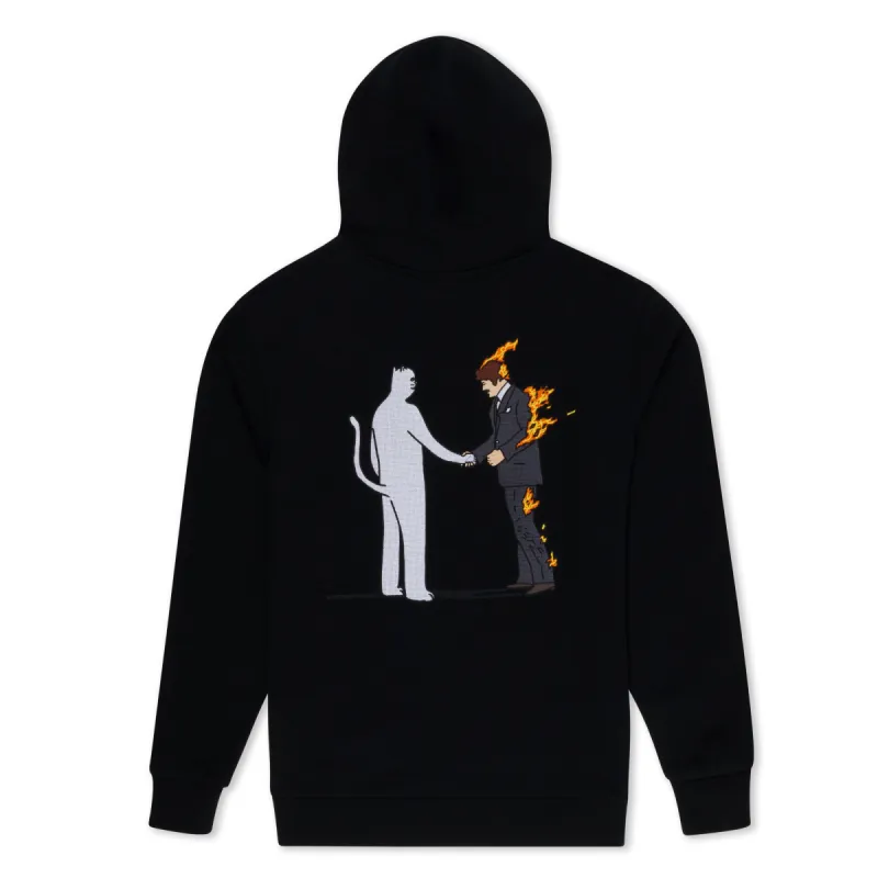 Burn Hoodie (Black) sold by Ripndip