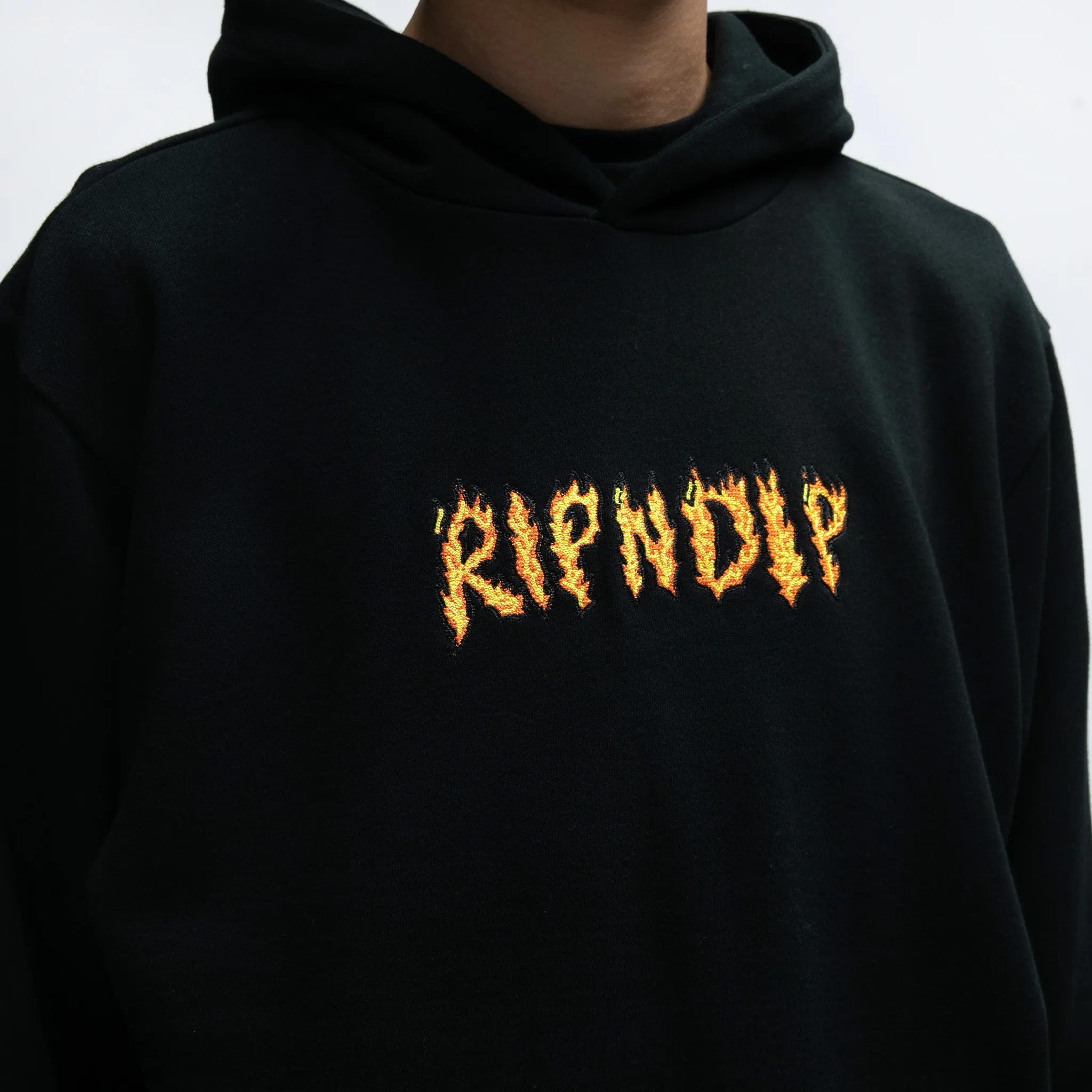 Burn Hoodie (Black) sold by Ripndip product image thumbnail 3