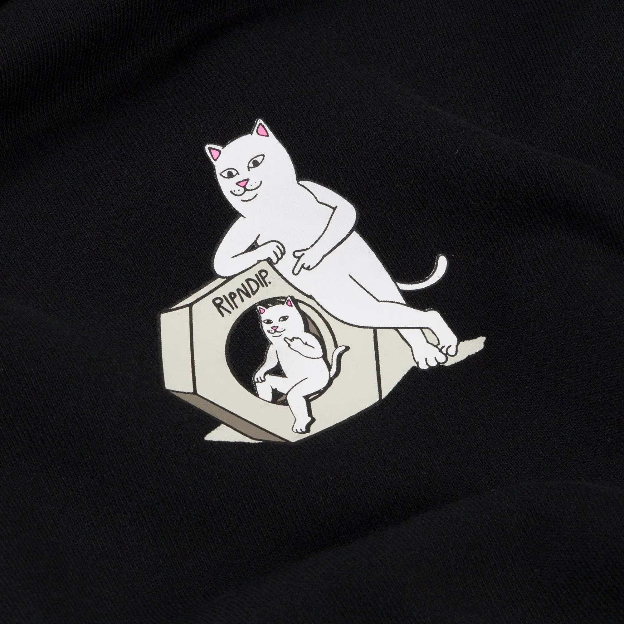 Nut Off Hoodie (Black) sold by Ripndip product image thumbnail 3