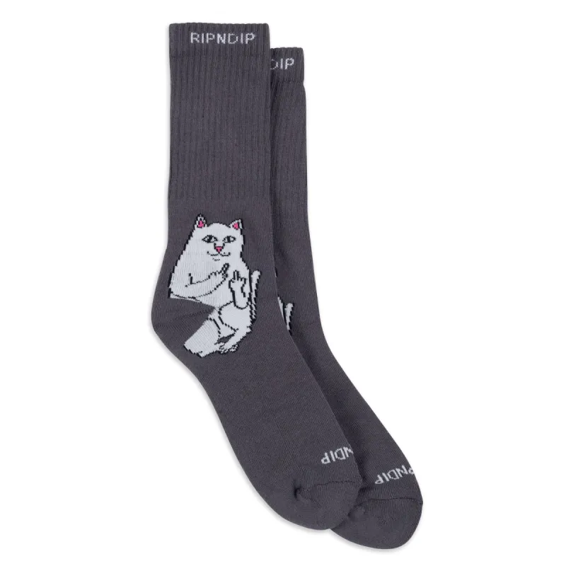 Lord Nermal Socks (Charcoal) sold by Ripndip