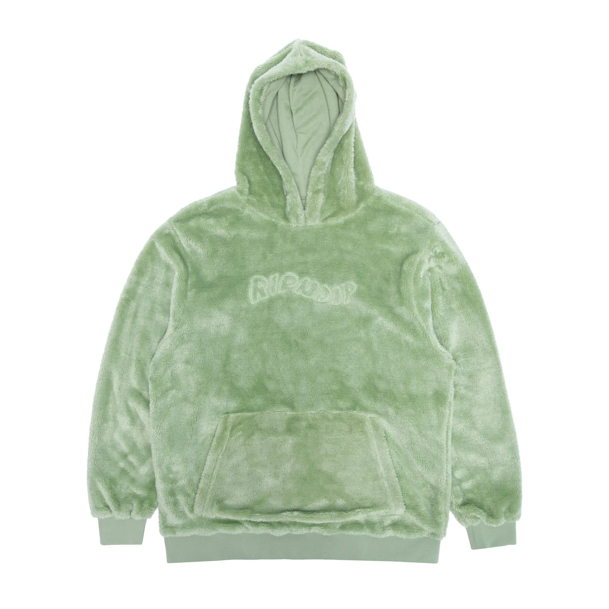 Waves Sherpa Hoodie (Pistachio) sold by Ripndip