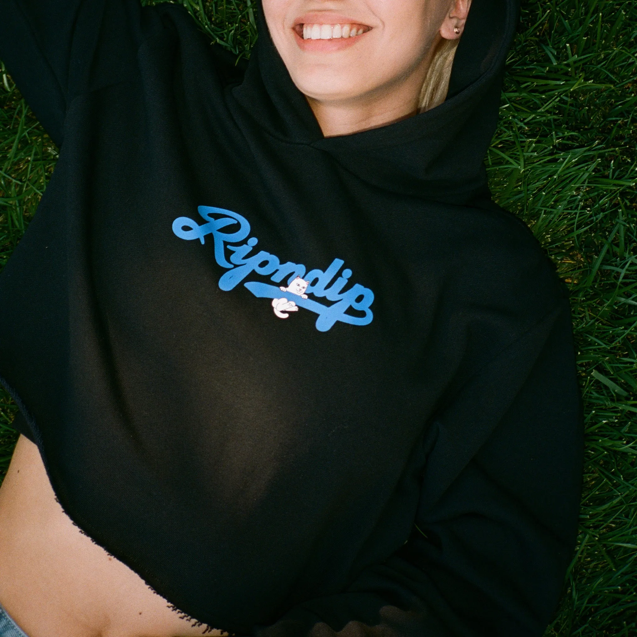 Los Ripndip Cropped Hoodie (Black) sold by Ripndip product image thumbnail 2