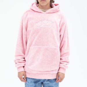 Bubble Sherpa Hoodie (Pink) sold by Ripndip