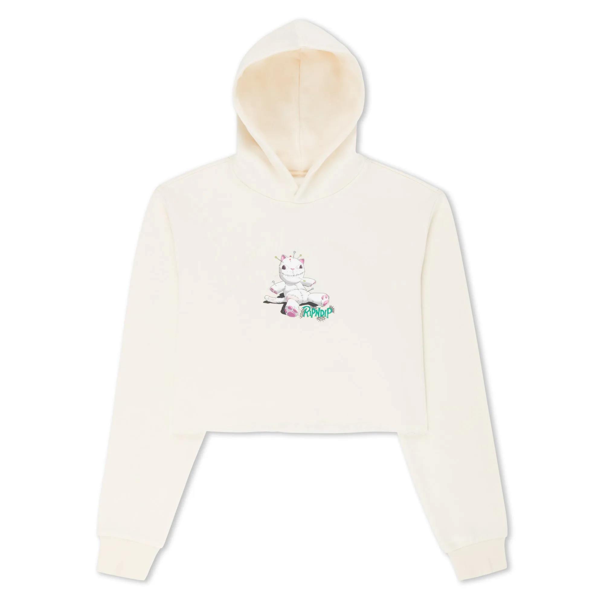 Travis Cropped Hoodie (Natural) sold by Ripndip