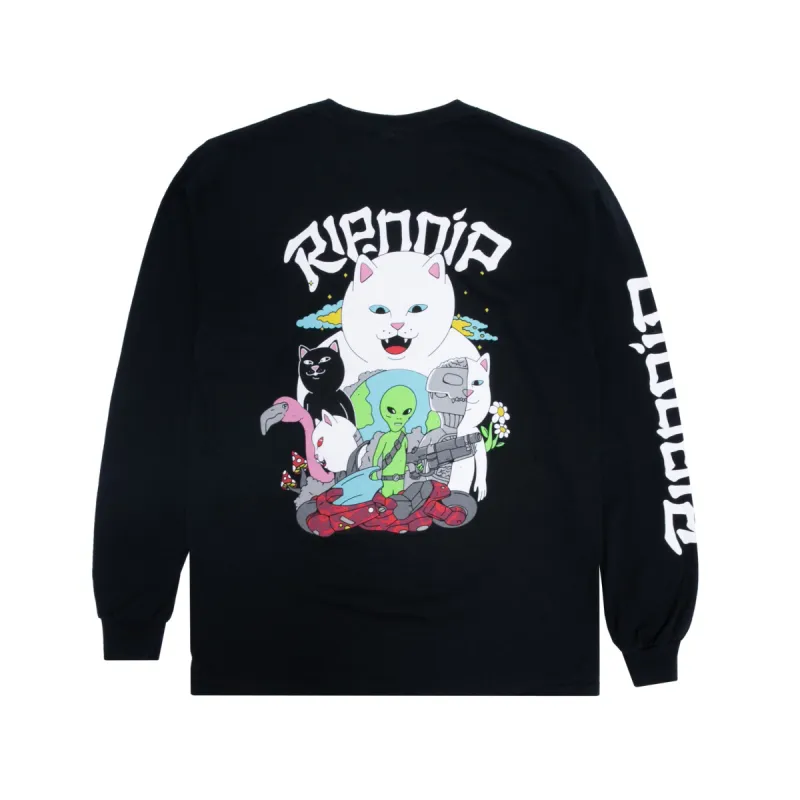 Runaway Long Sleeve (Black) sold by Ripndip