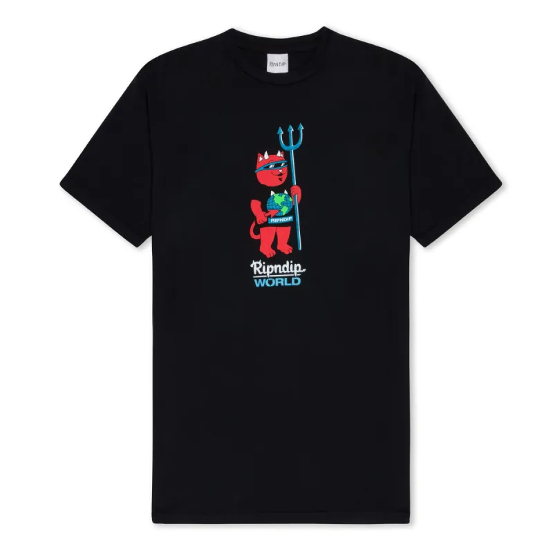 DevilNerm World Tee (Vintage Black) sold by Ripndip
