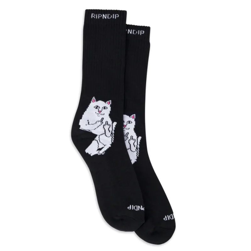 Lord Nermal Socks (Black) sold by Ripndip