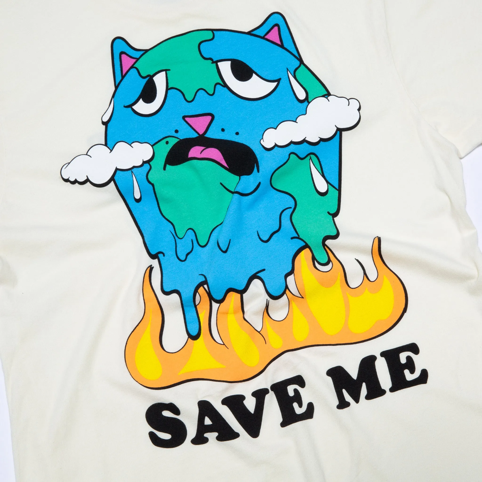 Save the World Tee (Natural) sold by Ripndip product image thumbnail 3