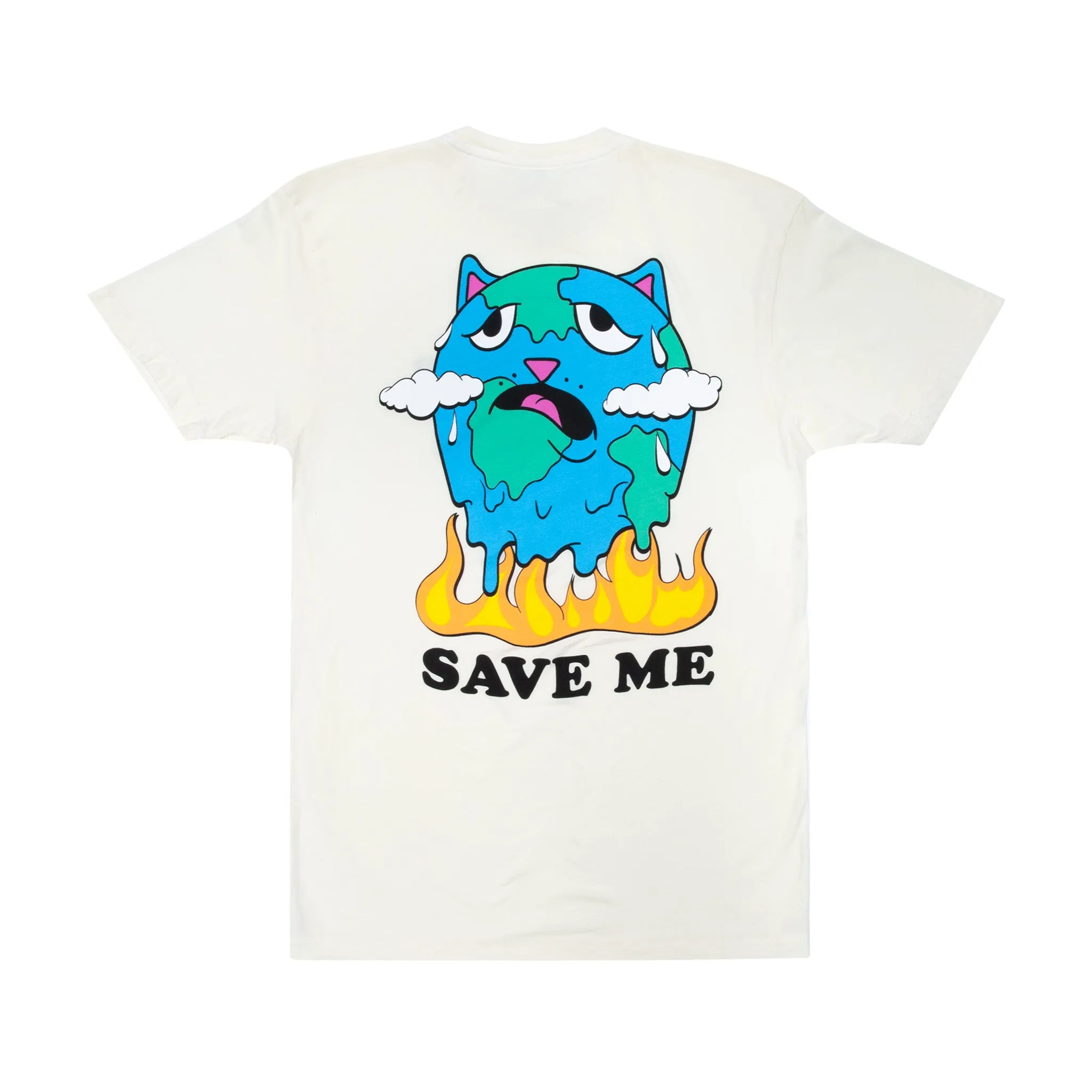 Save the World Tee (Natural) sold by Ripndip