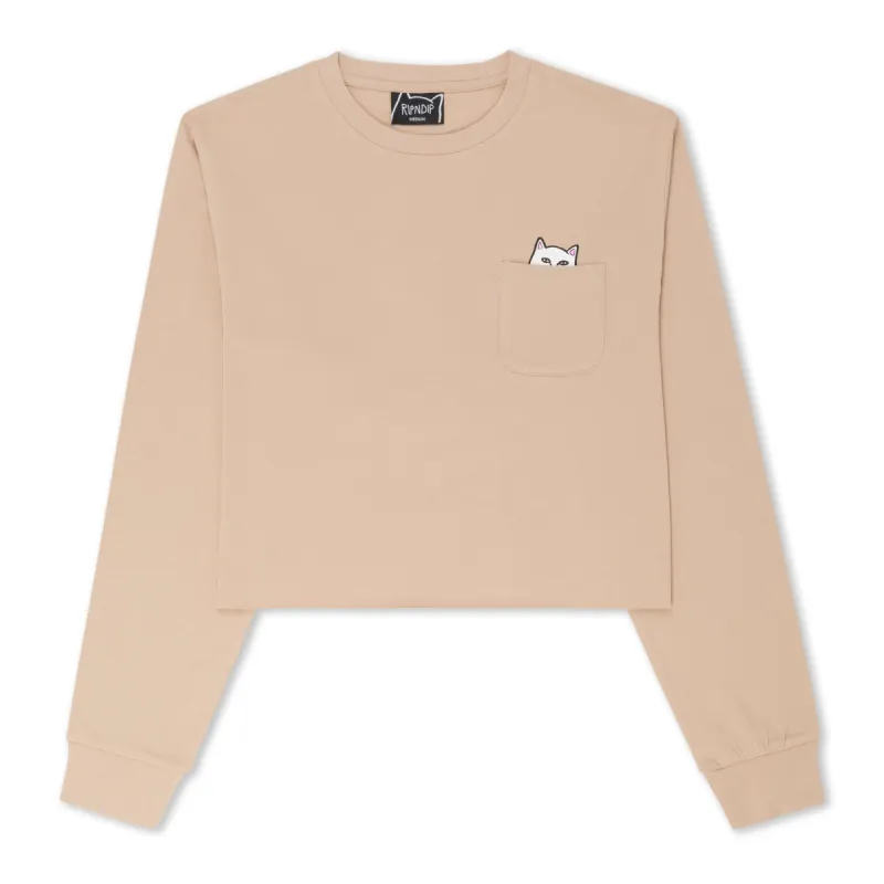 Lord Nermal Cropped Long Sleeve (Almond) sold by Ripndip