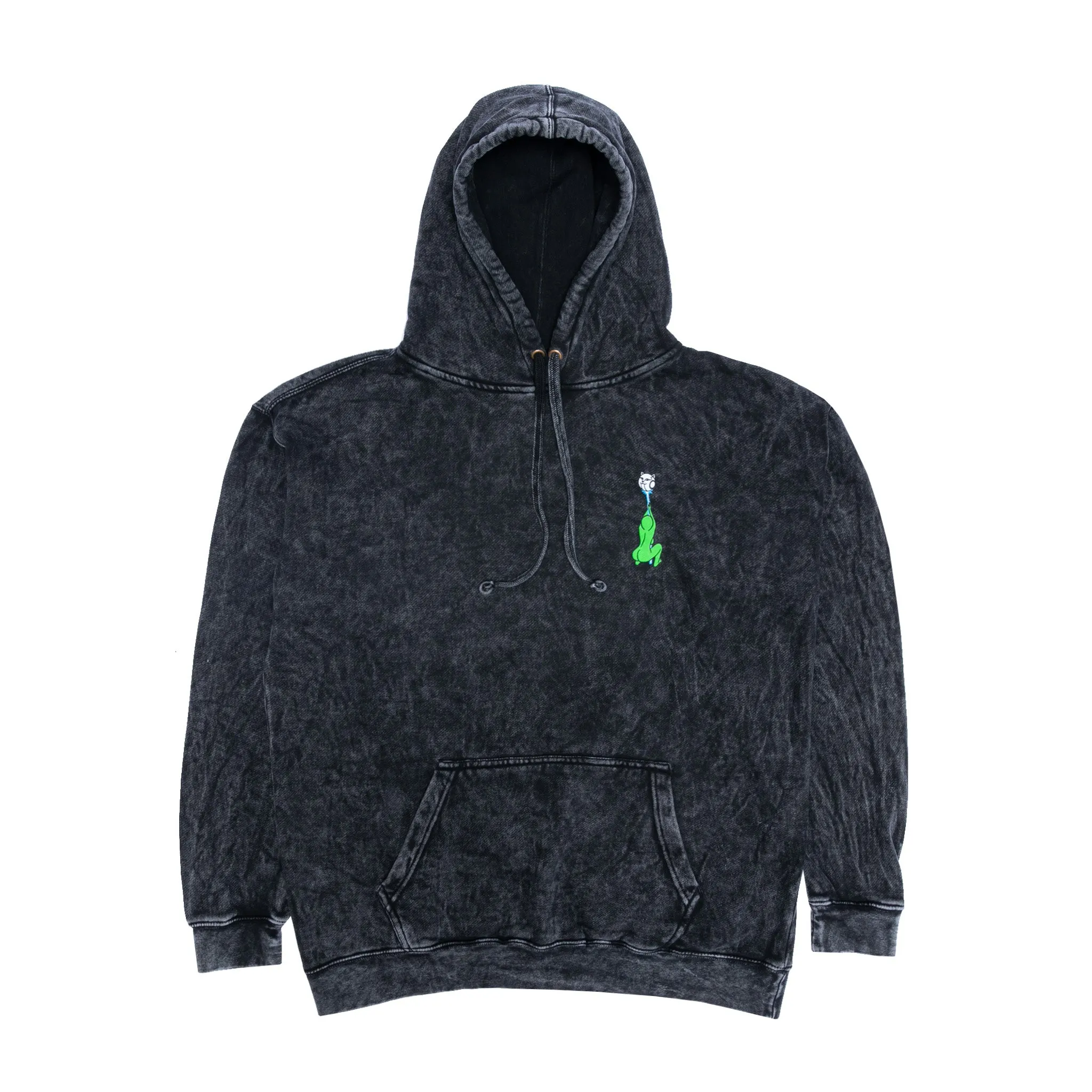 Stripndip Hoodie (Black Mineral Wash) sold by Ripndip