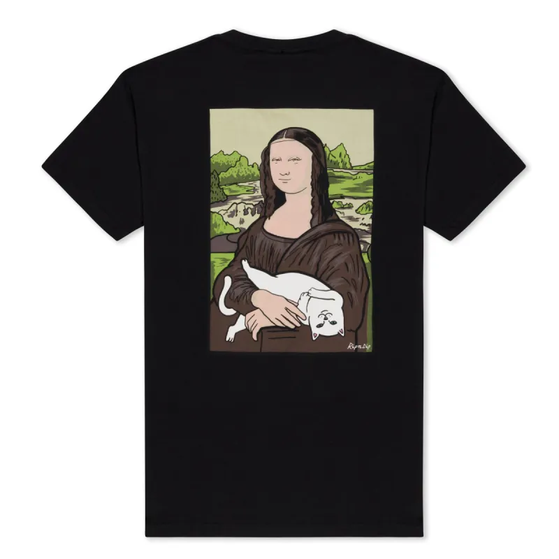 Nermal Lisa Pocket Tee 2.0 (Black) sold by Ripndip