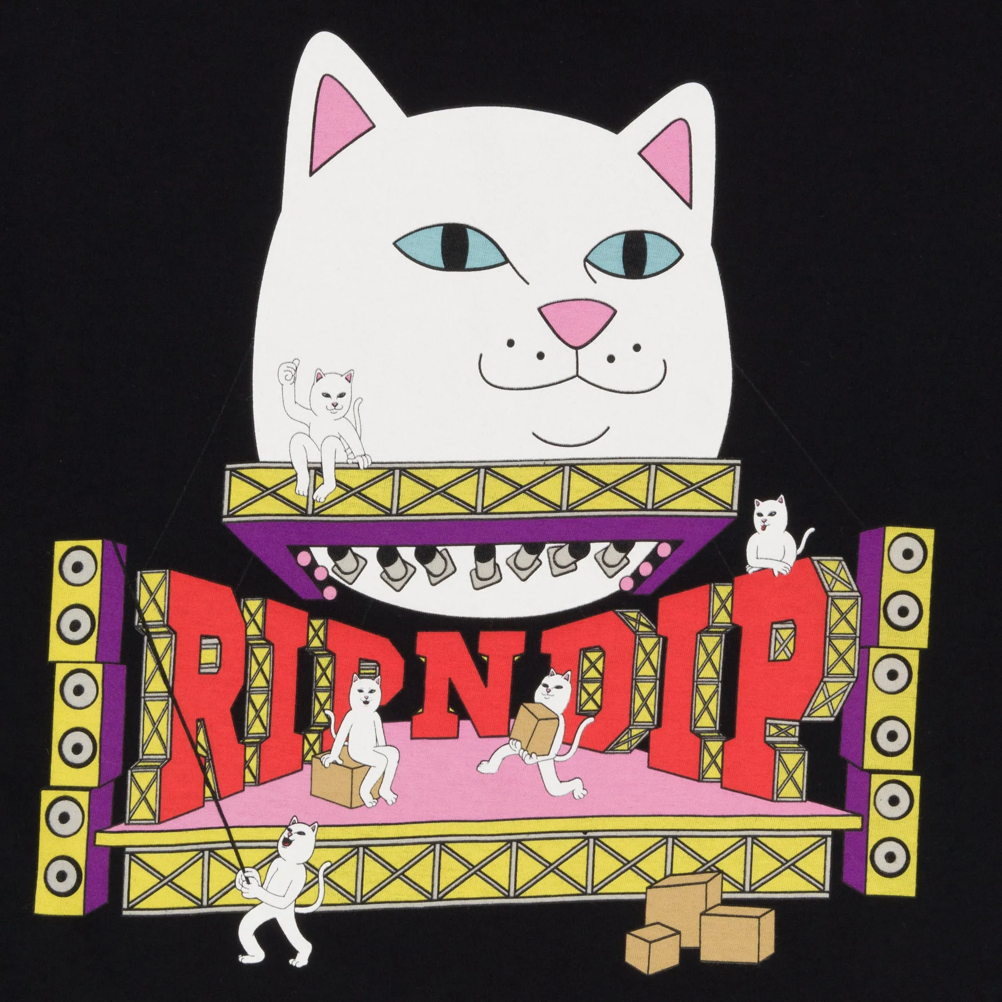 Ripndip Stage Tee (Black) sold by Ripndip product image thumbnail 3