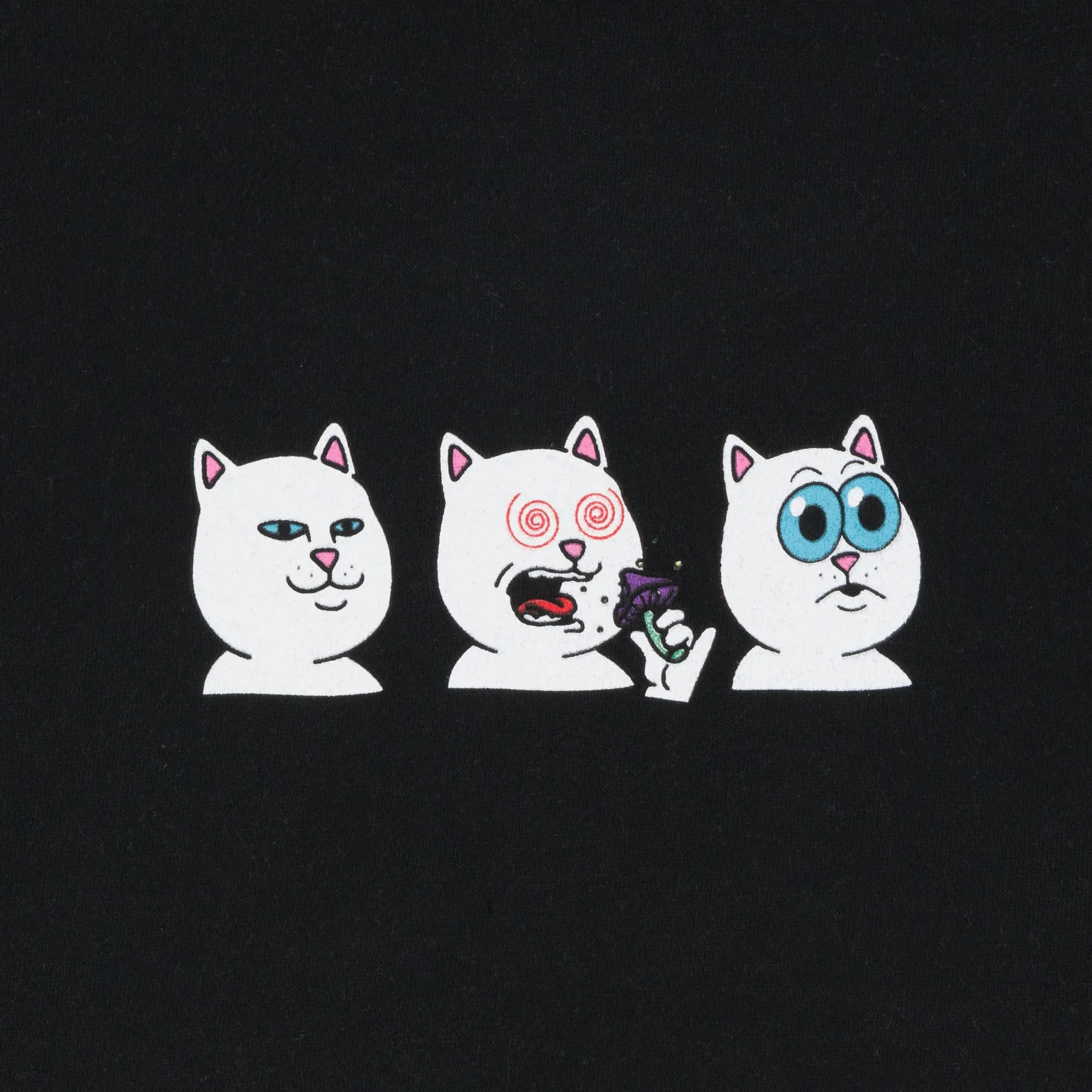 Shroom Diet Cropped Hoodie (Black) sold by Ripndip product image thumbnail 3