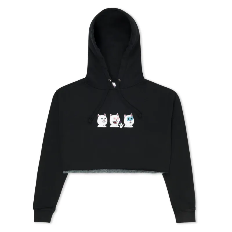 Shroom Diet Cropped Hoodie (Black) sold by Ripndip
