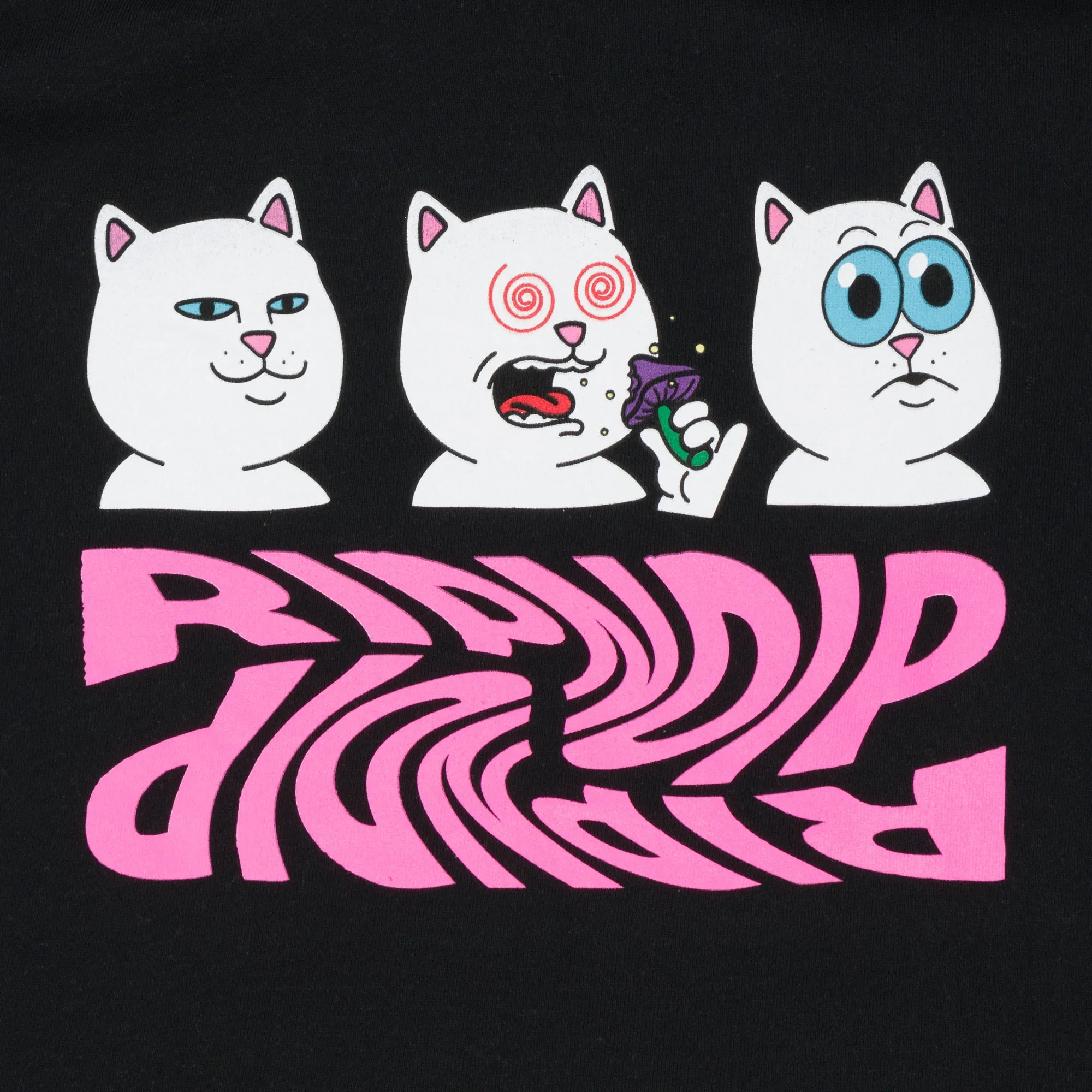 Shroom Diet Cropped Hoodie (Black) sold by Ripndip product image thumbnail 4