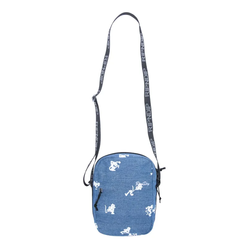 Dance Party Shoulder Bag (Medium Wash) sold by Ripndip