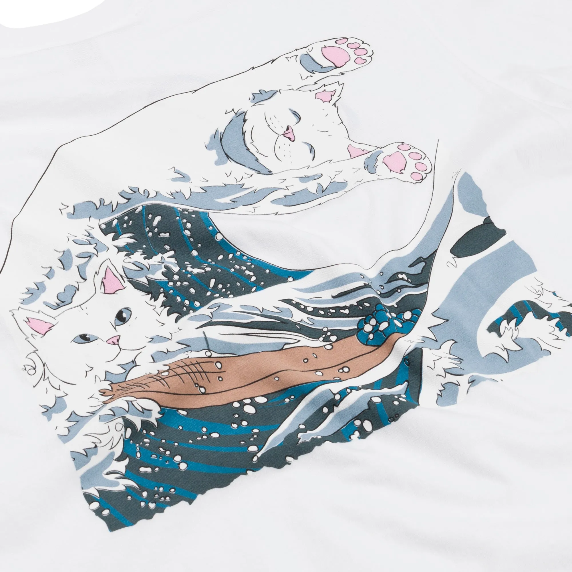 The Great Wave Of Nerm Tee (White) sold by Ripndip product image thumbnail 4
