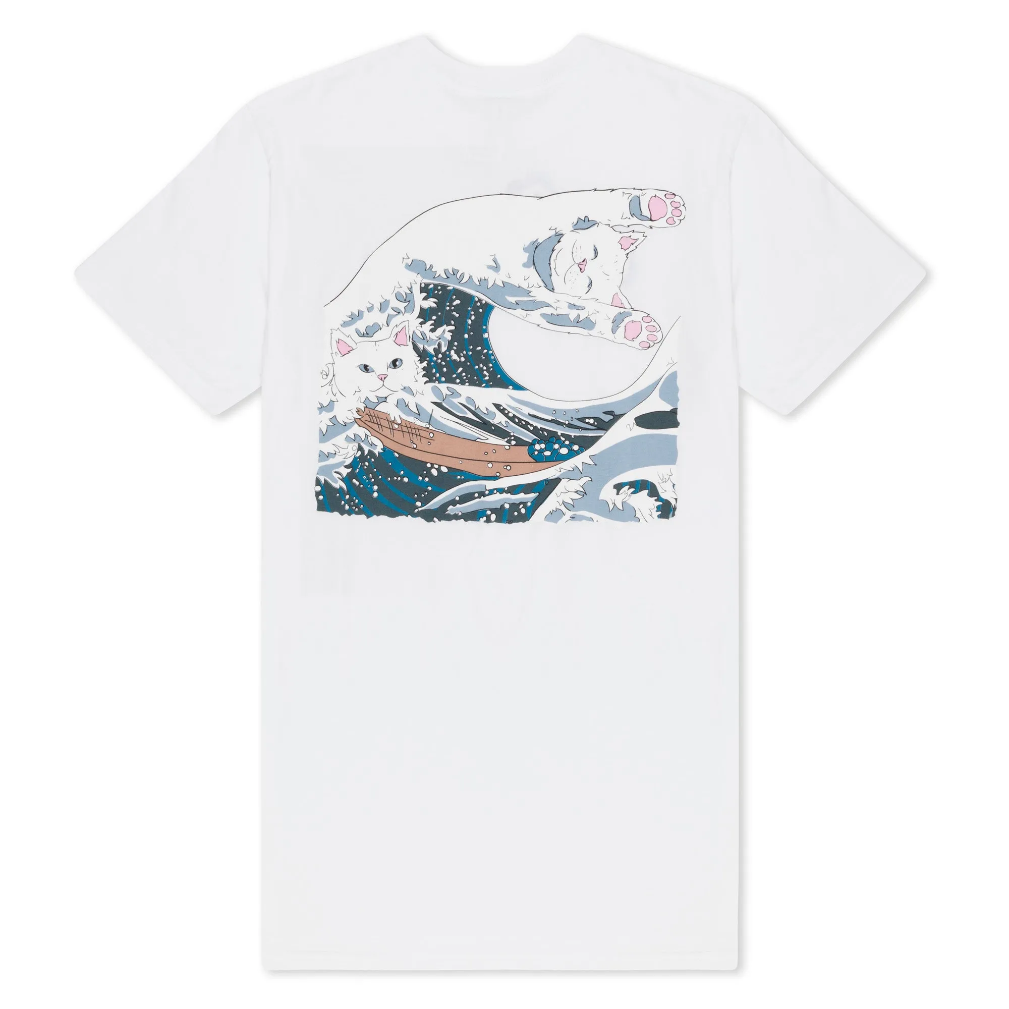 The Great Wave Of Nerm Tee (White) sold by Ripndip