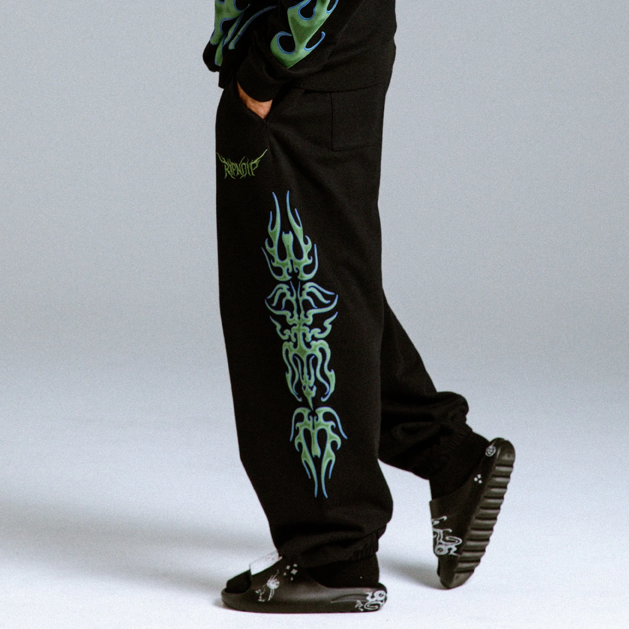 Volt Sweatpants (Black) sold by Ripndip product image thumbnail 2