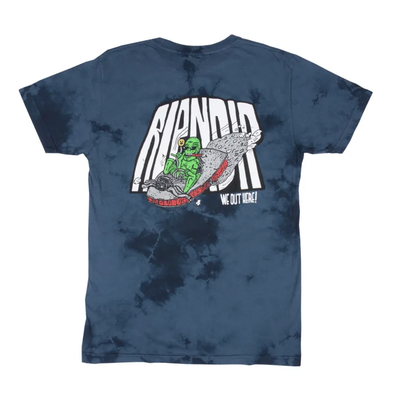 Alien Fink Tee (Acid Wash Blue) made by Ripndip