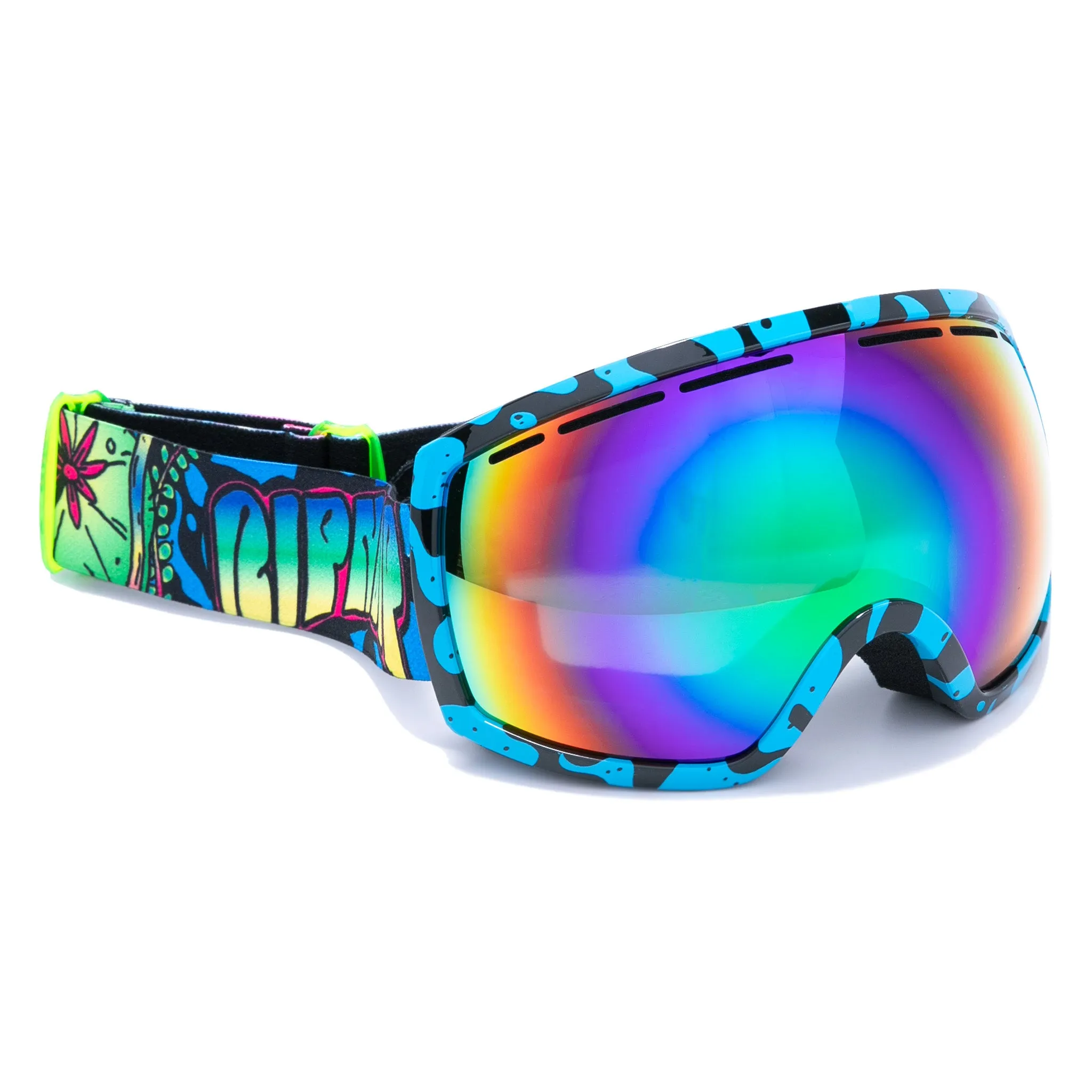 Psychedelic Goggles (Black/Blue) sold by Ripndip