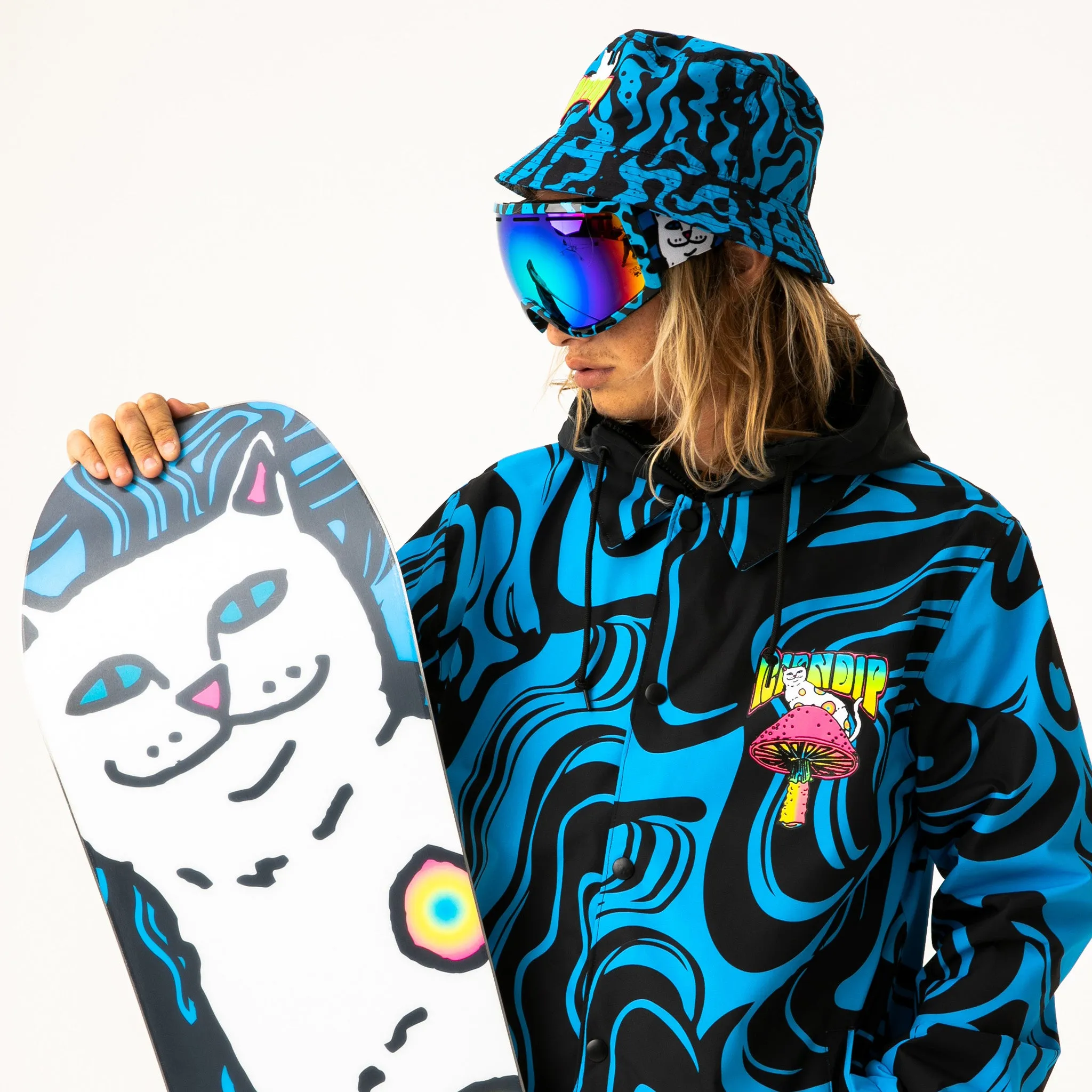 Psychedelic Goggles (Black/Blue) sold by Ripndip product image thumbnail 4