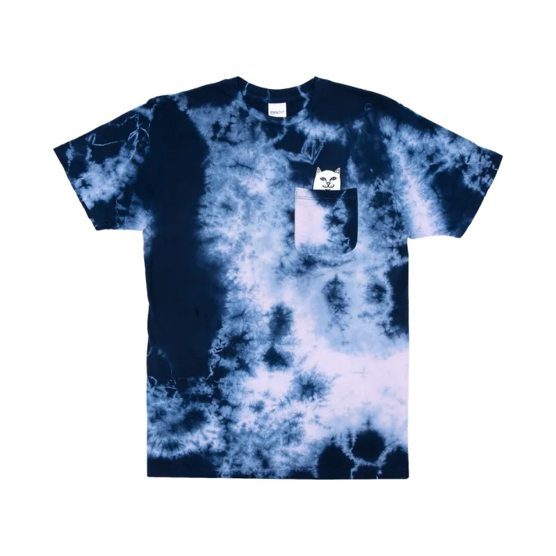 Lord Nermal S/S Pocket Tee (Navy/Pink Tie Dye) sold by Ripndip
