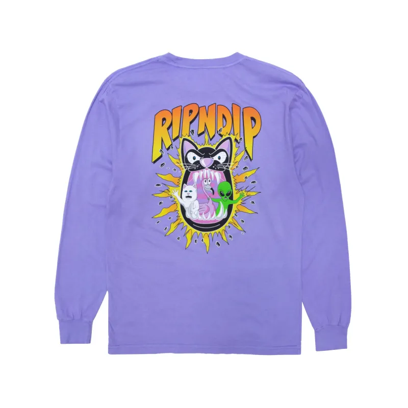 Hellavanight Long Sleeve (Lilac) sold by Ripndip